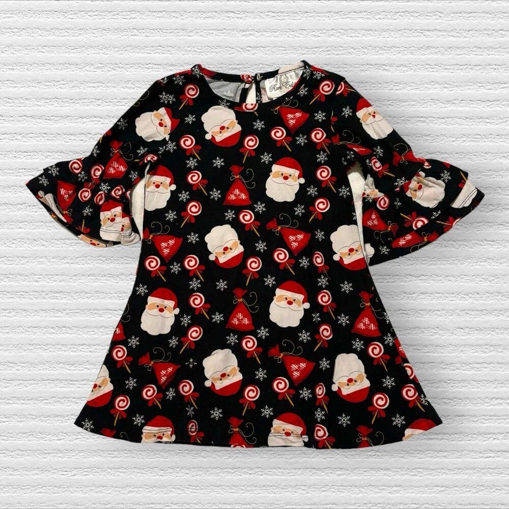 Rare Editions 2t Santa Twirl Dress